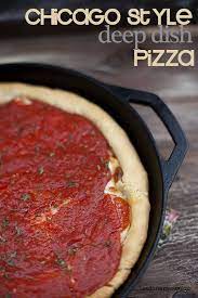 Chicago Style Deep Dish Pizza Recipe Chicago Style Deep Dish Pizza Chicago Deep Dish Pizza Deep Dish Pizza
