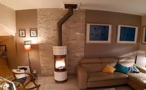 Elegant idee deco derriere poele a granule genial pellet de. Comment Poser Des Plaquettes De Parement