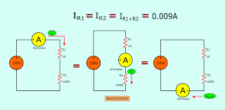 How Simple Series Circuit Works Eleccircuit Com Simple Electronic Circuits Electronics Projects Circuit
