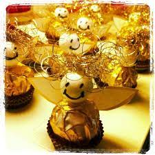 Ferrero übernimmt keine gewähr, dass bis zum ende der aktion (07. Weihnachten Ferrero Rocher Engel Kleinigkeiten Zu Weihnachten Basteln Weihnachten Basteln Weihnachten Rocher