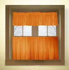 orange kitchen curtains images, where