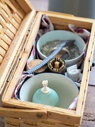 海外の旅の思い出を茶箱に ふくいひろこ 京都発 茶箱あそび つれづれ 6月 茶箱 茶道 道具 茶道