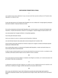 Learn vocabulary, terms and more with flashcards, games and other study tools. 4 Disposizioni Transitorie E Finali 1
