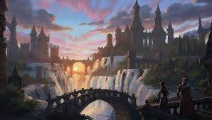 Cascade Chateau By Gjaldir On Deviantart Fantasy Landscape Environment Concept Art Fantasy Inspiration