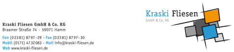 Fliesen in hamm 29 aktuelle adressen mit bewertungen und öffnungszeiten jetzt bei lokalwissen sie sind auf der suche nach fliesen hamm und möchten sich über firmen und unternehmen. Kraski Fliesen Gmbh Co Kg Fliesenverlegung Natursteinverlegung Hamm Startseite