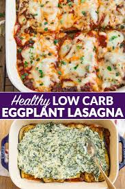 A Tasty Classic Eggplant Lasagna Recipe Made With Roasted Eggplant Slices And Without Noodles Comfo In 2020 Vegetable Lasagna Recipes Lasagna Recipe Eggplant Recipes