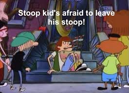 We all knew that stoop kid was afraid to leave his stoop, but we never knew why. Pin By Brenna On Nostalgia Music Book Hey Arnold 90s Childhood