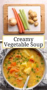 Creamy Vegetable Soup Video Recipe Video Healthy Soup Recipes Vegetarian Recipes Healthy Vegetarian Recipes