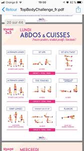 Lundi Kita Y Top Body Challenge Body Challenge Challenges