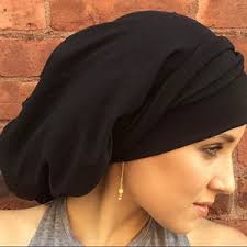 Buy Black Head Scarf Hijab Vintage Style Beautiful Lace Fashion Turban Hat  Hair Wrapping With Volume for Muslim African Jewish Christian Women Online  in India