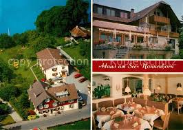 Uferstraße 23 , nonnenhorn (0.5 km vom zentrum entfernt. Ak Ansichtskarte Nonnenhorn Hotel Pension Haus Am See Fliegeraufnahme Kat Nonnenhorn Bodensee Nr Kn51385 Oldthing Ansichtskarten Bayern