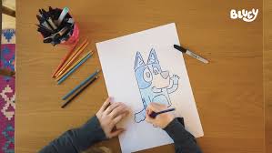 Before we can start drawing, we need to talk about the canvas grid. Draw Along With Bluey Bluey Official Website