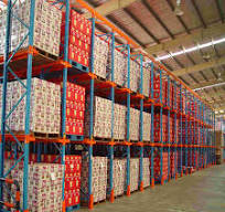 Estante de palets de acero galvanizado automático de almacenamiento en  entrepiso de apilamiento selectivo de alta resistencia con voladizo y forma  de gota