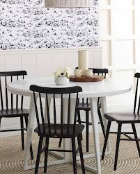 Tucker Dining Chair White Round Dining Table Coastal Dining Room Round Dining Table