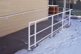 Our powder coated aluminum spa hand rails are secured with stainless steel hardware, which aligns with the arctic spas reputation as the world's sturdiest outdoor hot tub. Railing Denver Colorado Deck Patio Stair Railing