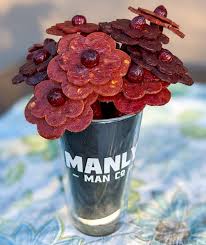 Each broquet is 100% edible and delivered in a stylish black box designed for maximum protection during shipping and to look awesome on arrival! The Manly Man Co S Beef Jerky Bouquet The Gourmez