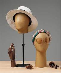 Adjustable Kraft Paper Effected Mannequin Holder Stand Etsy In 2021 Mannequin Head Stand Earring Display Stands Hat Stands