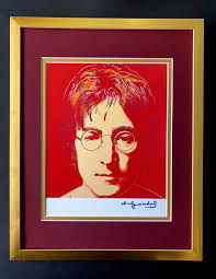 JOHN LENNON SIGNED ART