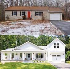 Modern European Style Farmhouse Home Tour Home Exterior Makeover Ranch House Remodel Ranch House Exterior