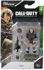 Call Of Duty Action Figures Mega Bloks Mega Construx Call Of Duty Collectible Figure Yuri Call Of Duty Mega Blocks Duties