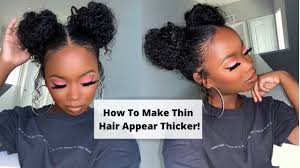 Sometimes it is a hassle to take. How To Make Thin Hair Look Thicker Double Braid Out Buns With No Weave Thining Hair Hairstyles For Thin Hair Braided Hairstyles For Wedding