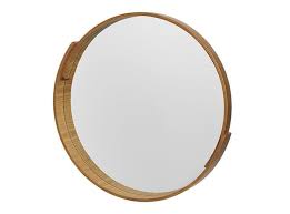 V A Plywood Round Mirror Natural Ronde Spiegels Spiegel Versieren Badkamerspiegel