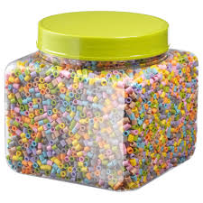 Pyssla Beads Assorted Pastel Colours 600 G Ikea Arts And Crafts Storage Pyssla Beads Easy Perler Bead Patterns