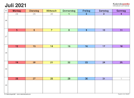 Kalenderdateien sind im xlsx (makrofreien) format und kompatibel mit google docs und open office calc. Kalender 2021 Juli Zum Ausdrucken Kostenlos Print Calendar Calendar Template 2020 Calendar Template