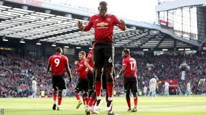 United were twice denied by the woodwork and by a pair of fine saves from visiting goalkeeper lukasz fabianski but they ground out their victory as dawson turned an inswinging bruno fernandes corner into his own net in the 53rd. Man Utd 2 1 West Ham Paul Pogba Scores Two Penalties In Laboured Win Bbc Sport