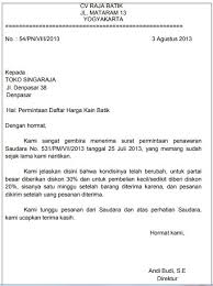 Surat pesanan barang adalah surat yang mudah untuk dibuat asalkan anda tahu bagaimana format yang benar. Contoh Surat Permintaan Penawaran Dalam Bentuk Semi Block Style Berbagi Contoh Surat