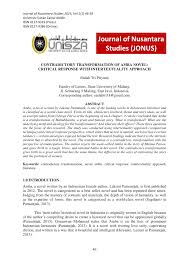 Suatu saat, he who remains mengusir time keepers keempat yang misterius itu ke mesir kuno pada 2950 sm, kemudian ia dikenal sebagai oracle of siwa. Pdf Contradictory Transformation Of Amba Novel Critical Response With Intertextuality Approach