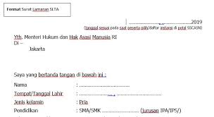 6.000 dan ditandatangani dengan pena bertinta hitam. Download Format Surat Lamaran Dan Surat Pernyataan Cpns 2019 Instansi Pusat Dan Daerah Taugitu Com