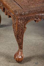 These indian carved coffee table are offered in various shapes and sizes ranging from trendy to classic ones. Anglo Indian Hand Carved Coffee Table E Mosaik