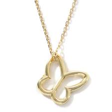 Mariah Carey Fantasy 10k Butterfly Pendant With 18 Chain At Hsn Com Butterfly Pendant Pendant Jewelry