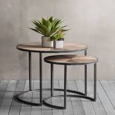 Fulton Modern Nesting Coffee Tables Metal And Wood Nesting Coffee Tables Coffee Table Wood Modern Coffee Tables