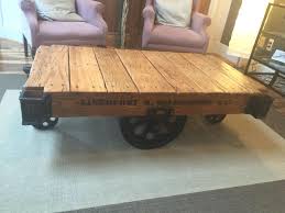 Gopher floor truck industrial 1900's antique railroad cart or coffee table. Best Antique Restored Lineberry Cart Coffee Table For Sale In Greensboro North Carolina For 2021
