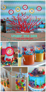 Boy Birthday Celebration Ideas For Kids Under The Sea Birthday Under The Sea Birthday Party Catch My Party Sea Birthday Party Sea Birthday Ocean Theme Party