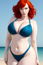 Christina hendricks thong
