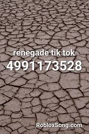 Renegade Tik Tok Roblox Id Roblox Music Codes Roblox Roblox Codes Coding