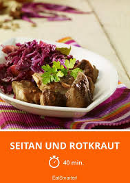 Seitan Und Rotkraut Rezept Rotkraut Rezepte Seitan
