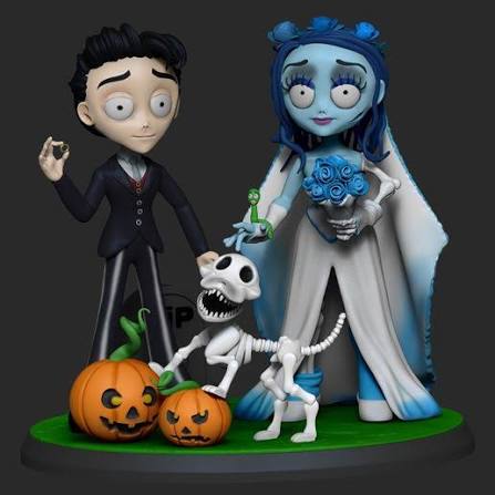 💀 Corpse Bride, Victor and Scraps・ STL File for 3D printing・Cults