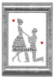 7 engagement gift ideas for when you can't be there to celebrate. Personalised Gifts Ideas Engagement Gift Wedding Couple Personalised Word Art Print Unique Gift A4 Print My Gifts List Leading Gifts Inspiration Magazine Gift Ideas For Everyone Find The