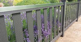 wpc vorgartenzaun bergen 180 x 85 cm in anthrazit zaun zaun anthrazit wpc zaun