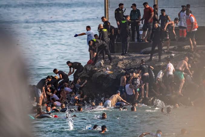 Spain deploys military to Ceuta after thousands of people breach Morocco's border