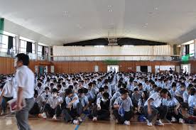 夏休み前全校集会の風景: 明秀学園日立高等学校 入試情報ブログ