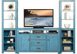 South Creek Blue 3 Pc Wall Unit Living Room Wall Units Wall Unit Rooms To Go