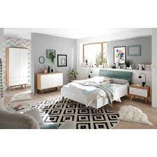 Schlafzimmer mint schlafzimmer mint schlafzimmer design schlafzimmer 25 01 2018 für ein gemütliches schlafzimmer kannst du es in verschiedenen farben gestalten ob romantisch schlicht. Schlafzimmer Jugendzimmer Komplettset Mainz 61 Weiss Matt Eiche Rivie
