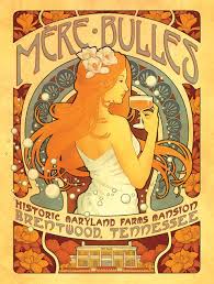 Mere Bulles Illustration Art Nouveau Poster Art Art