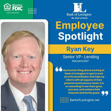 Meet Bank of Lexington's Senior Vice President, Ryan Key. Ryan knows  exactly what Lexington needs in a Personal Banker because his roots are  from right here in our community. After graduating from