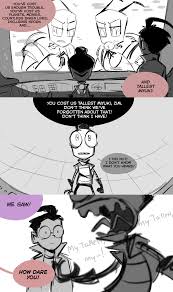 A Quick Messy Something From A Scene I Loved In Andyyoureastarr S Fic Time Space It S One Of The Best Fa Invader Zim Invader Zim Characters Invader Zim Dib